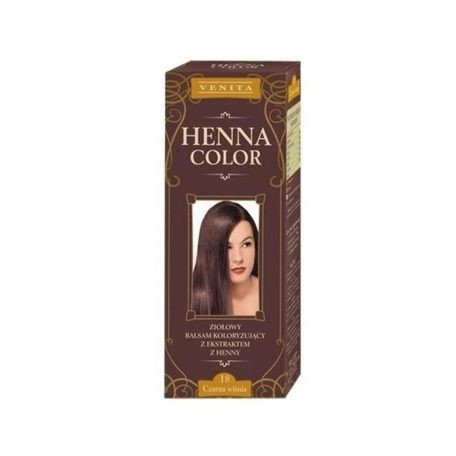 Henna Color szinező hajbalzsam nr 18 fekete meggy 75 ml