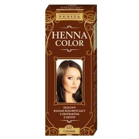 Henna Color szinező hajbalzsam nr 115 csokoládé barna 75 ml