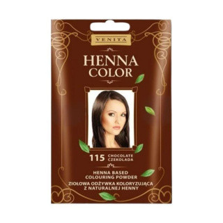 Henna Color hajszinezőpor nr 115 csokoládé barna 25 g