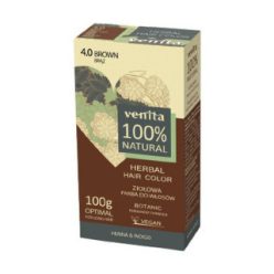   Venita 100% natural gyógynövényes hajfesték 4.0 barna 100 g