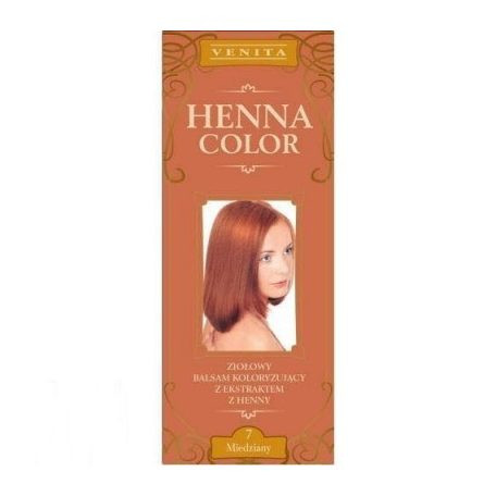 Henna Color hajszínezőpor nr 7 rézvörös 25 g