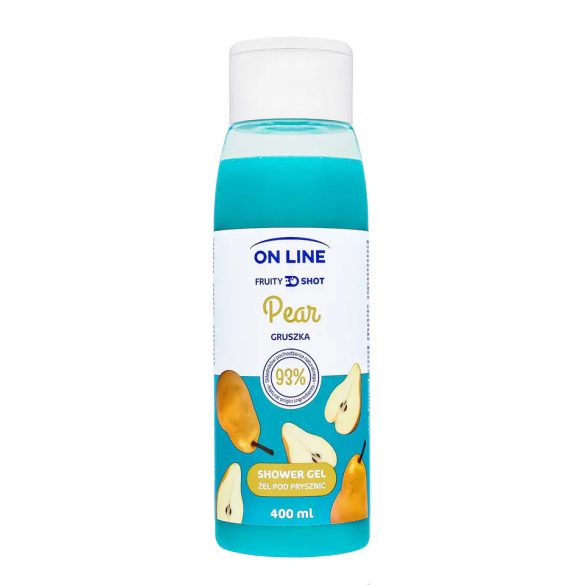 On Line tusfürdő fruity shot körte 400 ml