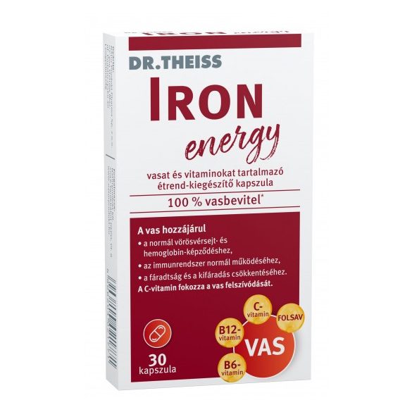 DR.THEISS IRON ENERGY VAS +VITAMIN KAPSZ