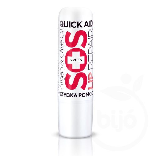 Quick aid S.O.S. ajakápoló argán és olíva olajjal spf 15 védőfaktorral 3,8 g