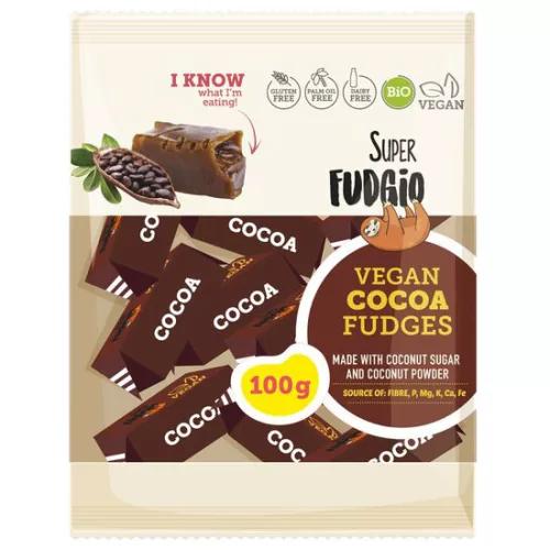 Super fudgio bio vegán karamella kakaós 100 g