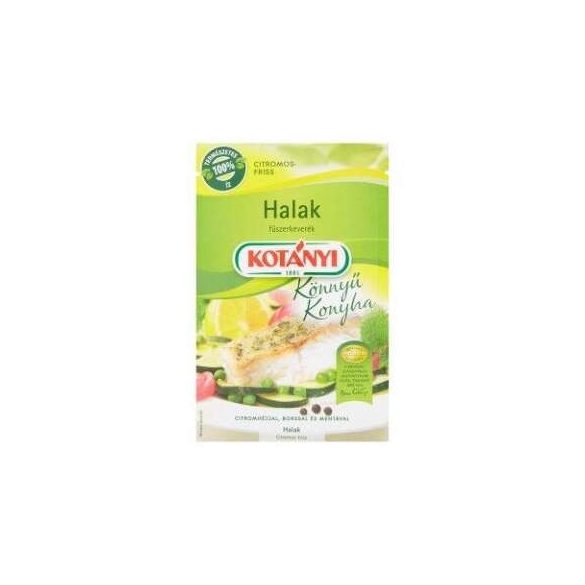 Kotányi könnyű konyha halak fűszerkeverék 25 g