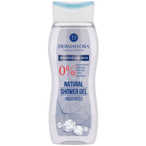 Dermaflora 0% tusfürdő sensitive with msm 250 ml