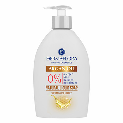 Dermaflora 0% folyékony szappan argánolaj 400 ml