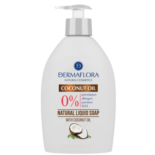 Dermaflora 0% folyékony szappan kókuszolaj 400 ml