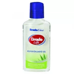 Bradolife kézfertőtlenítő gél aloe vera 50 ml
