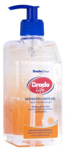 Bradolife kézfertőtlenítő gél kamilla 500 ml