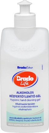 Bradolife kézfertőtlenítő gél 300 ml