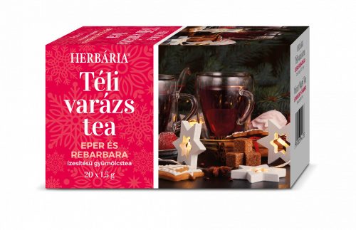 HERBÁRIA TÉLI VARÁZS TEA - EPER ÉS REBARBARA ÍZESÍTÉSŰ 20DB