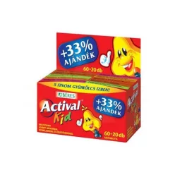 Béres Actival Kid Rágótabletta 80Db