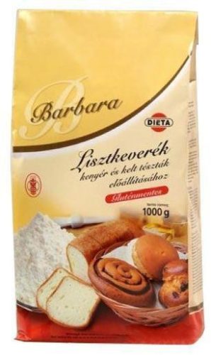 Barbara gluténmentes lisztkeverék kenyérhez 1000 g