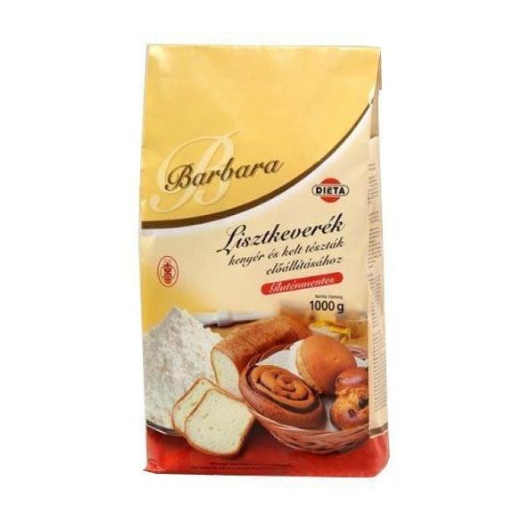 Barbara gluténmentes lisztkeverék kenyérhez 1000 g