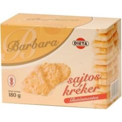 Barbara gluténmentes kréker sajtos 180 g