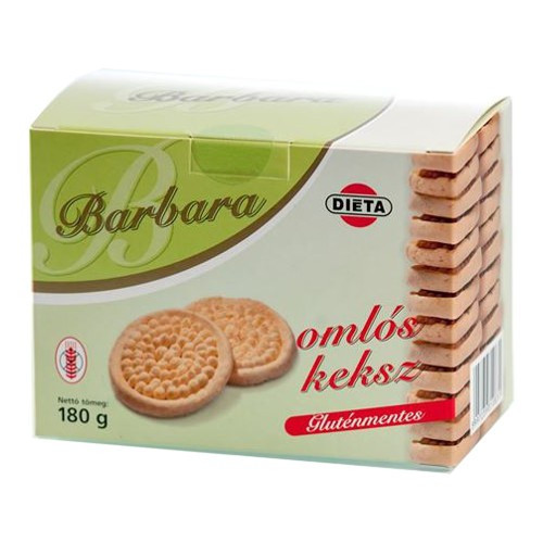 Barbara gluténmentes omlós keksz 180 g