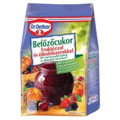   DR. OETKER BEFŐZŐCUKOR FRUKTÓZZAL ÉS ÉDESÍTŐSZEREKKEL 350G