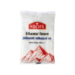 KOCHS ÉTKEZÉSI SÓ FINOM JÓDOZOTT 1000G