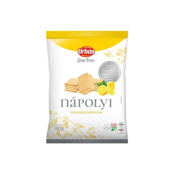 URBÁN NÁPOLYI CITROMÍZŰ KRÉMMEL 180G CM.