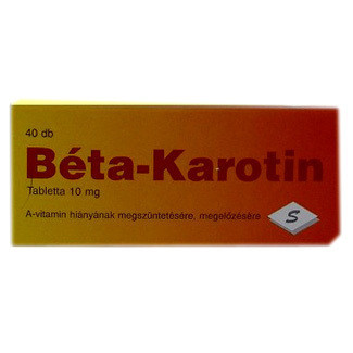 Selenium béta-karotin tabletta 40 db