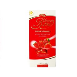   Sweetrose tejcsokoládé eperkrémmel töltött,fruktózzal 100 g