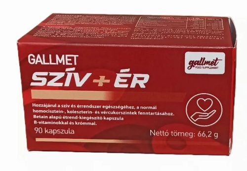 GALLMET SZÍV+ÉR ÉTREND-KIEG. KAPSZULA