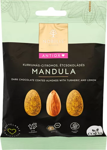 NOBILIS KURKUMÁS-ÉTCSOK. MANDULA 50G