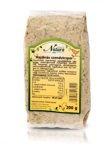 Natura hajdinás szendvicskrémpor 200 g