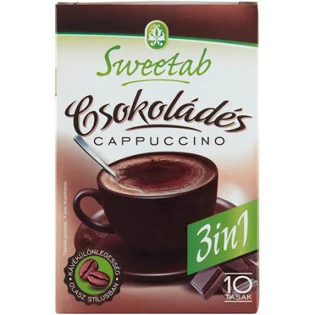 Sweetab cappuccino por csokis 10db 100 g