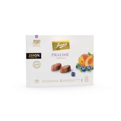   Szerencsi zero praliné áfonya és sárgabarack töltött maltitos tejcsokoládé 105 g