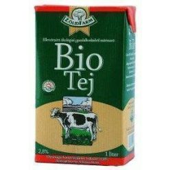 Zöldfarm bio tej 2.8 % uht /tartós/ 1000 ml