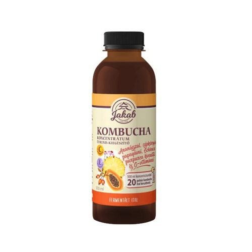 Kombucha tea koncentrátum ananásszal, csipkebogyóval, papayával, echinacea purpurea kivonattal és c-vitaminnal 500 ml