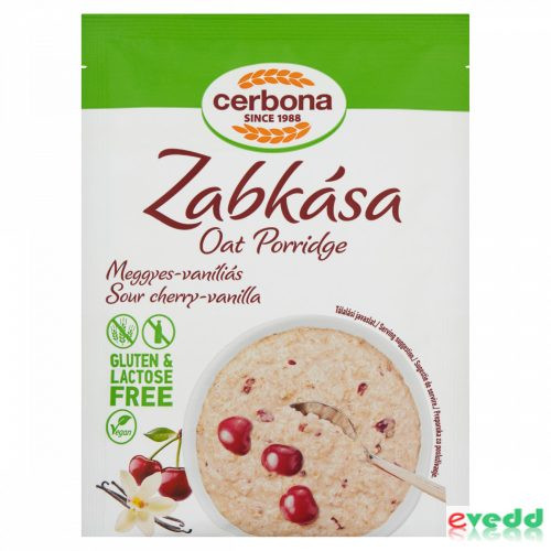 Cerbona gluténmentes zabkása meggy-vanília 50 g