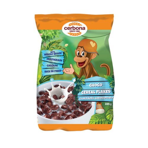 Cerbona dzsungel csokoládés gabonapehely kalciummal 225g