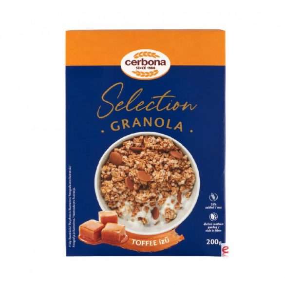 Cerbona granola selection toffee 200 g