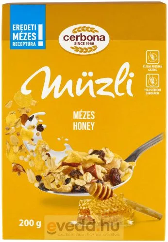 Cerbona müzli mézes 200 g