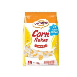   CERBONA CORN FLAKES KUKORICAPEHELY HOZZÁADOTT CUKOR NÉLKÜL 500G