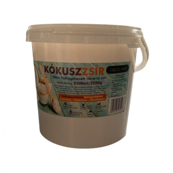 Trigramm kókuszzsír 2500 ml