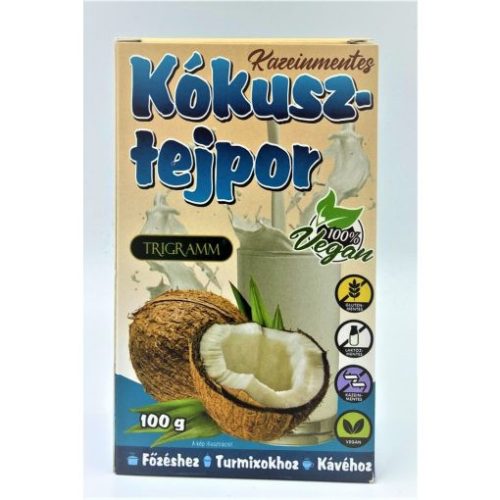 TRIGRAMM KÓKUSZTEJPOR KAZEINMENTES 100G