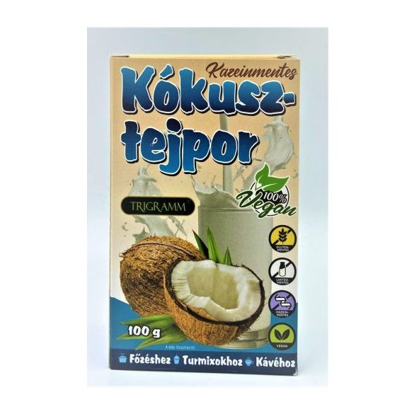 TRIGRAMM KÓKUSZTEJPOR KAZEINMENTES 100G