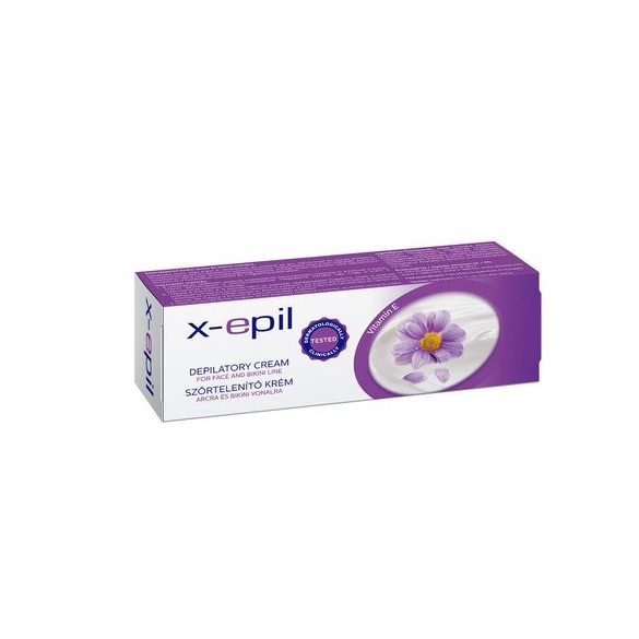 X-Epil szőrtelenítő krém arcra,bikini vonalra 40 ml