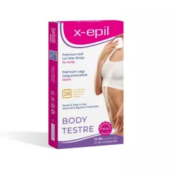 X-Epil Gélgyantacsíkok Testre  12 db