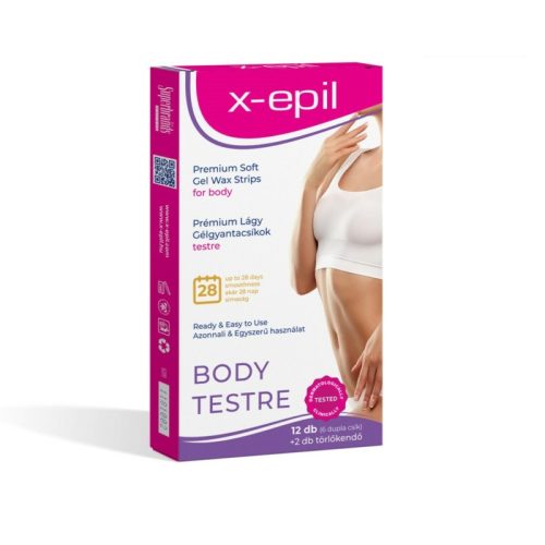 X-Epil Gélgyantacsíkok Testre  12 db