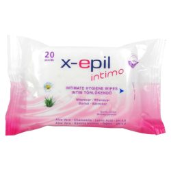 X-Epil intim törlőkendő 20 db