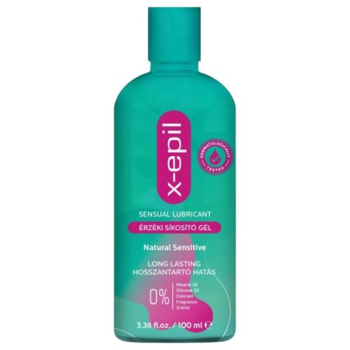 X-Epil Natural Sensitive - érzéki síkosító gél (100ml)