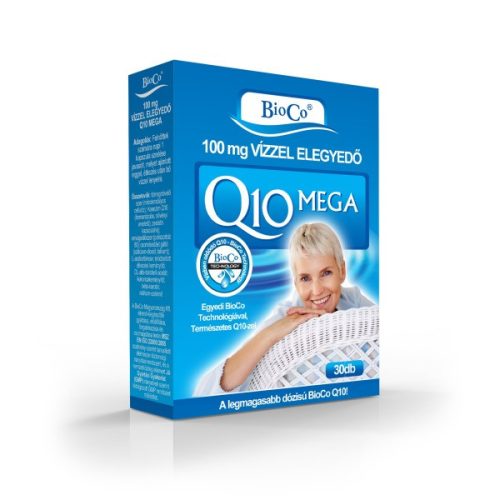 Bioco q10 100mg mega kapszula vízzel elegyedő 30 db