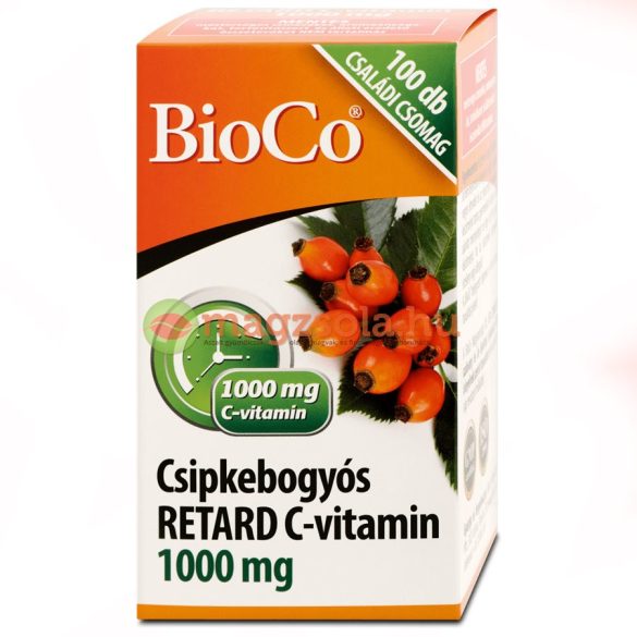 Bioco c-vitamin 1000mg csipkebogyós retard 100 db