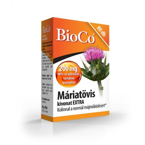 Bioco máriatövis kivonat extra tabletta 80 db